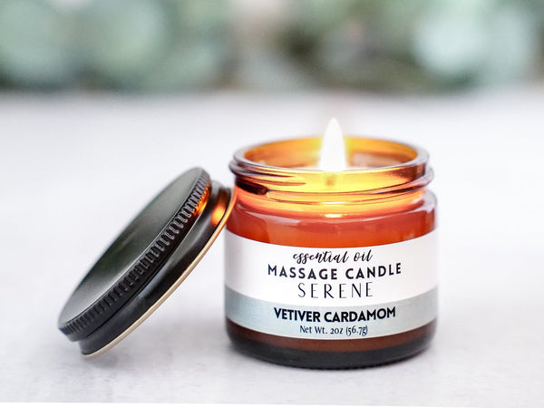 Release Massage Oil Candle - Menthol Eucalyptus Cinnamon