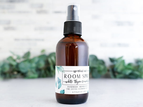 Lavender Bergamot Essential Oil Room Spray - Little Flower Soap Co