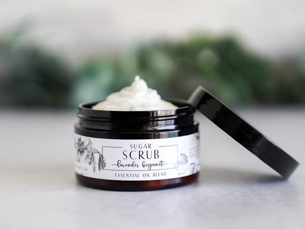 Lavender Sugar Scrub – gentle exfoliation for smoother, glowing skin - Little Flower Soap Co