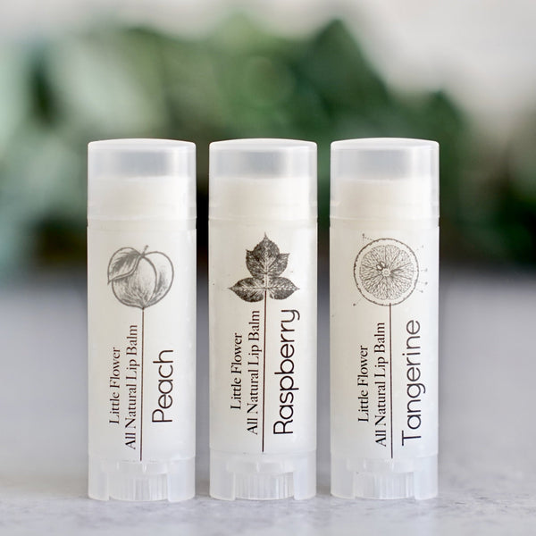 Set of 3 Lip Balms - Little Flower Soap Co