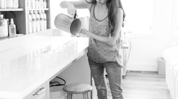 Behind the Scenes : Making Candles in our Sunlit Studio