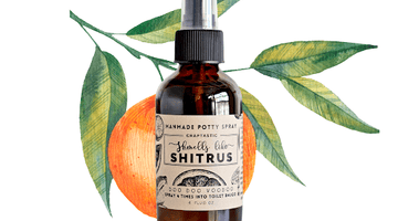 Citrus Potty Spray for Discreet Freshness - Little Flower Soap Co
