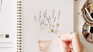 How to Use a Watercolor Workbook (Step-by-Step for Beginners) - Little Flower Soap Co