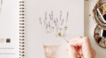 How to Use a Watercolor Workbook (Step-by-Step for Beginners) - Little Flower Soap Co