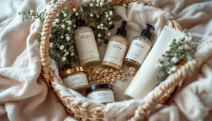 Little Flower Soap Self Care Basket