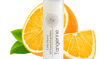 Tangerine Lip Balm for Smooth Hydration - Little Flower Soap Co