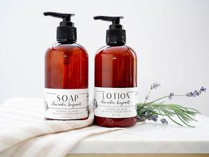 Lavender Bergamot Soap & Lotion Set