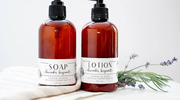 Lavender Bergamot Soap & Lotion Set