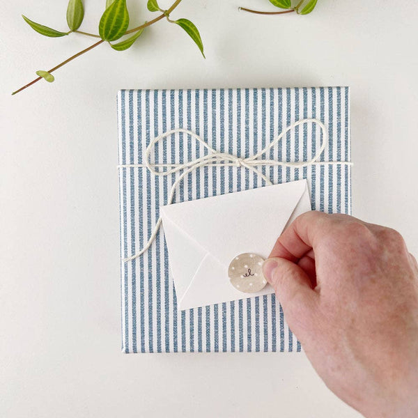 White Tulip Mini Notecard