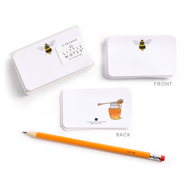 Bee Little Notes - Boxed Set of 85 Mini Note Cards