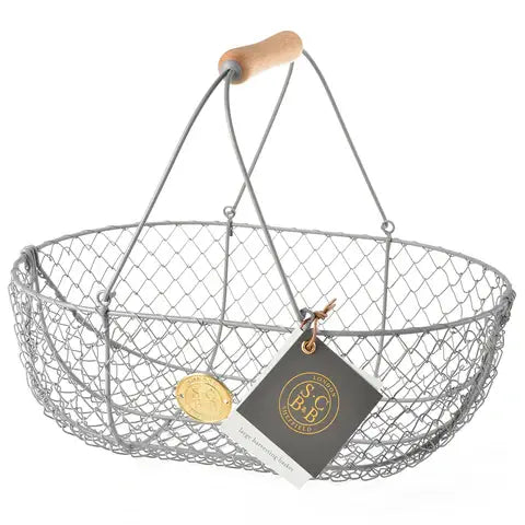 SC Large Harvest Basket - Grey