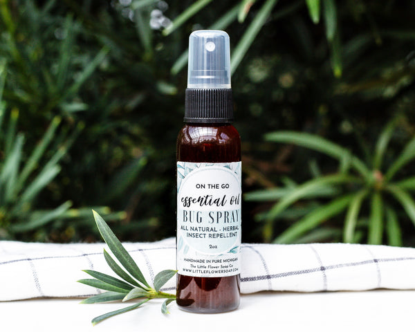 Natural Bug Spray 2oz - Essential Oil Insect Repellent