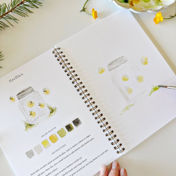 Preorder - Camping watercolor workbook -  coming soon