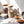 Load image into Gallery viewer, Airtight Glass Storage Canister with Beechwood Lid for Kitchen or Bathroom
