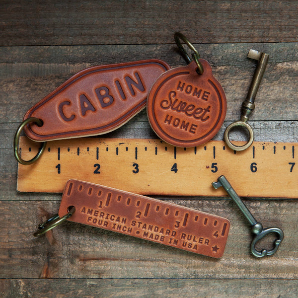 Camper - Leather Keychain