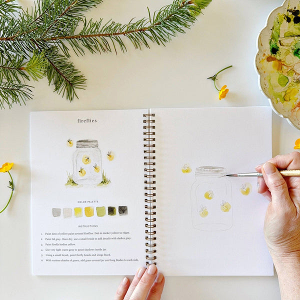 Preorder - Camping watercolor workbook -  coming soon