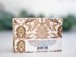 Hibiscus Rose Geranium - Handmade Bar Soap