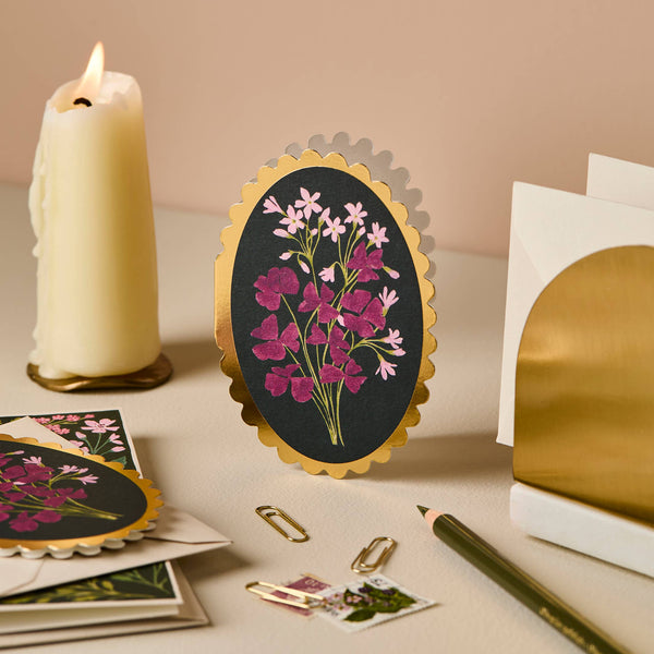 Mini Card - Oxalis Floral