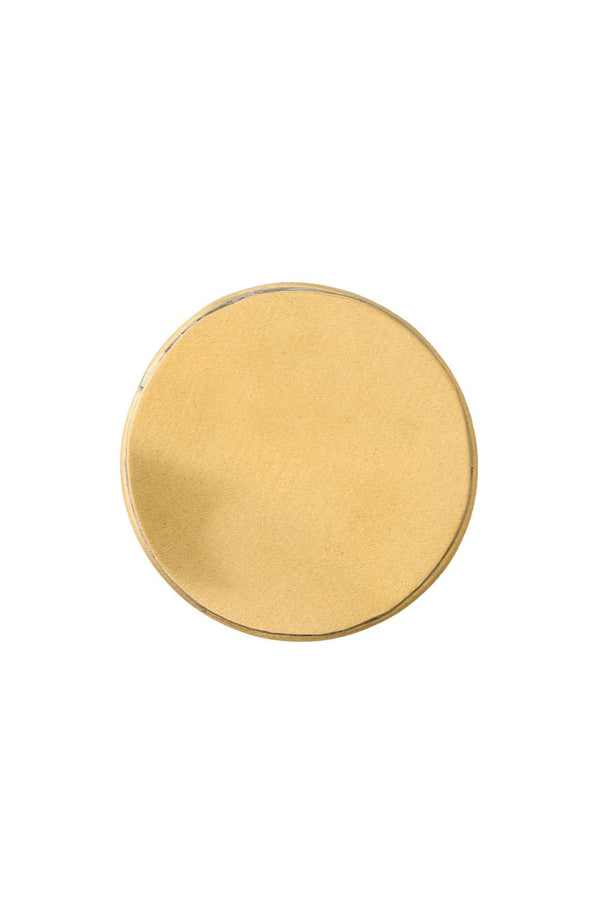 Brass Framed Mirror Small Round
