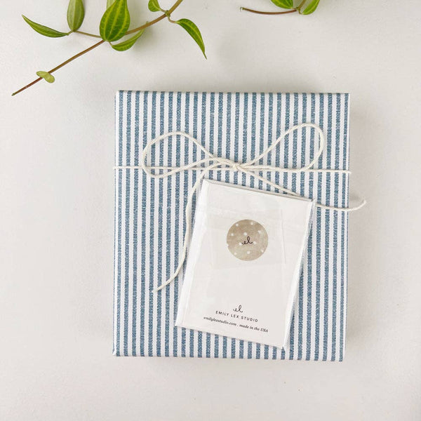White Tulip Mini Notecard