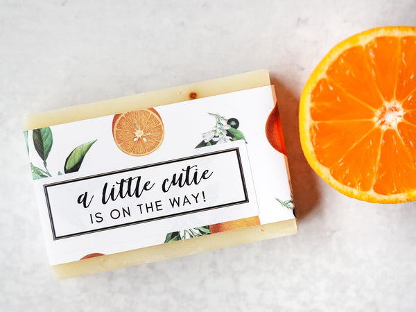 A Little Cutie is on the way - Favor Soap