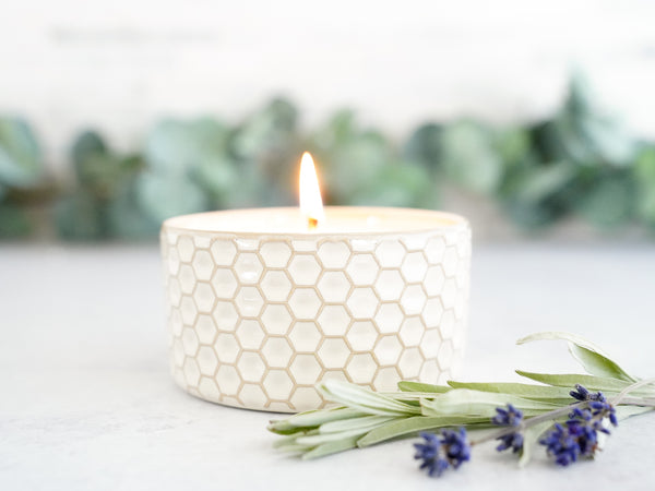 Ceramic Soy wax container Candles