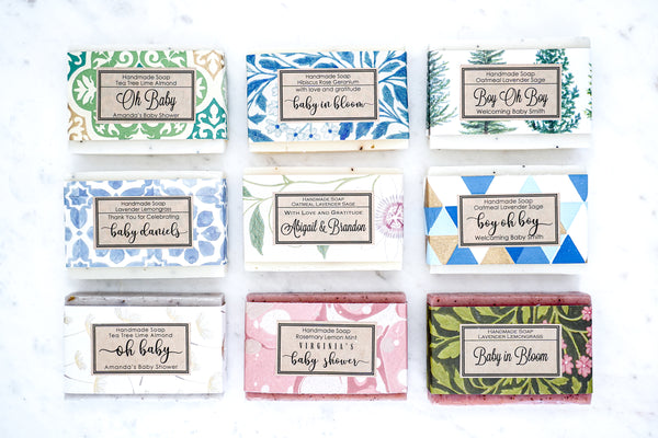 Custom Soap Favors for Bridal or Baby Shower