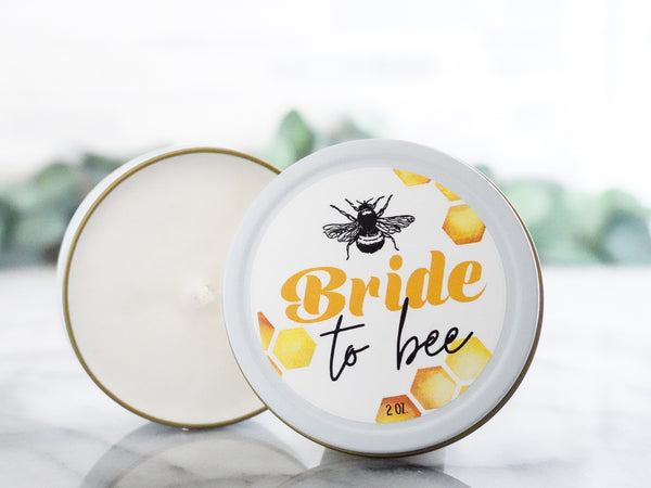 Bride to Bee Baby Shower Favors or Engagement Announcement Gifts