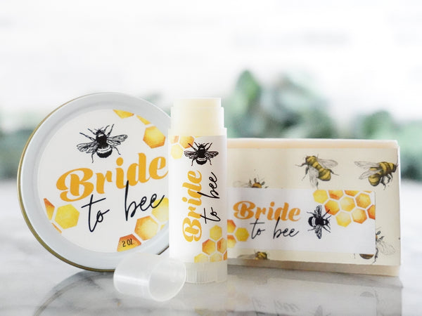 Bride to Bee Baby Shower Favors or Engagement Announcement Gifts