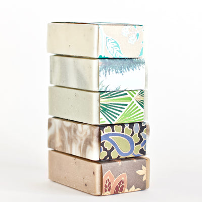 Handmade Soap - Set of 5 Bars - For Him