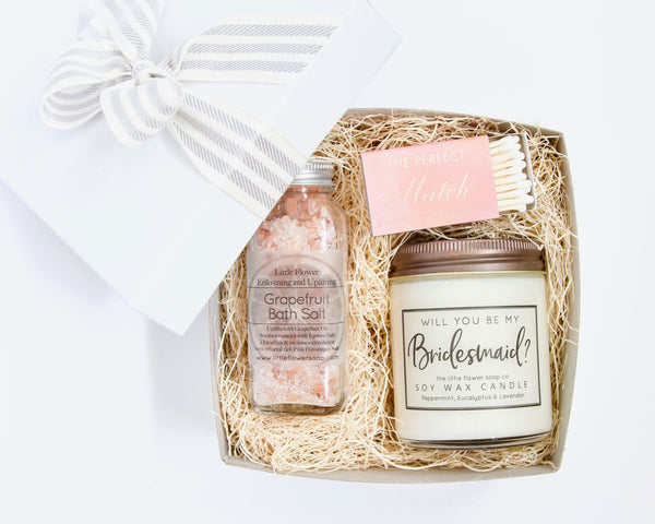 Personalized Bridesmaids Proposal Gift Box with Custom Name