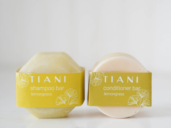 Lemongrass Shampoo & Conditioner Bar Set