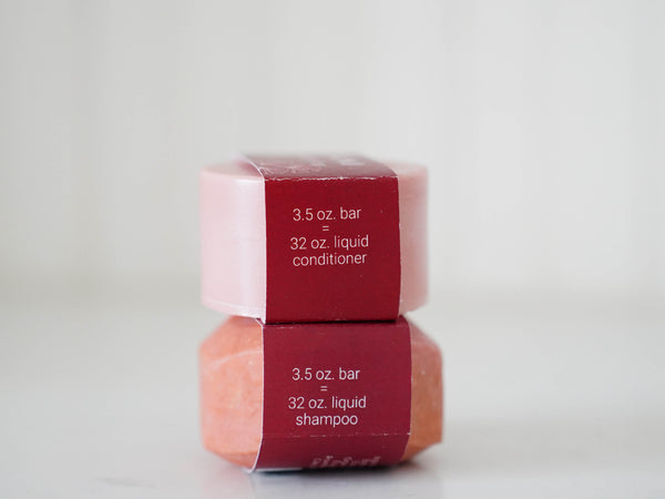 Grapefruit Patchouli Shampoo & Conditioner Bar Set
