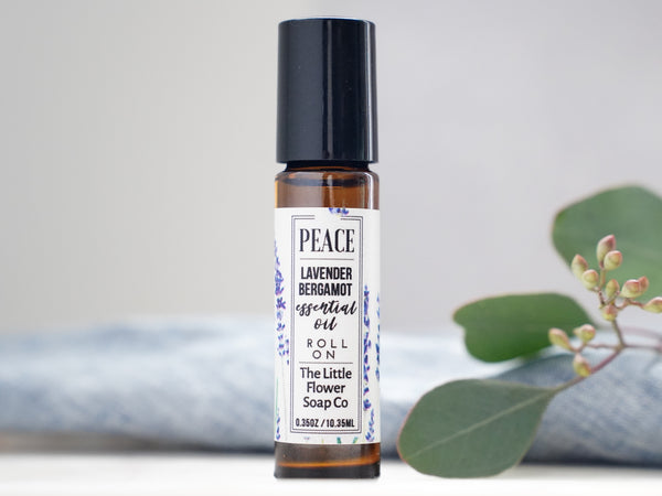 PEACE - Lavender Bergamot Essential Oil Roll-on Aromatherapy