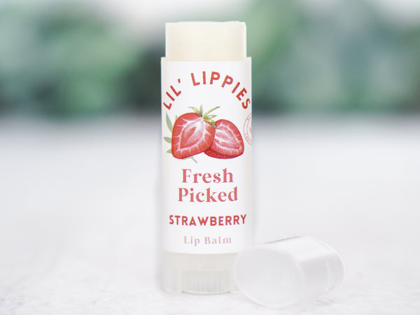 Fresh Picked Strawberry Lip Balm - Lil' Lippies Kids