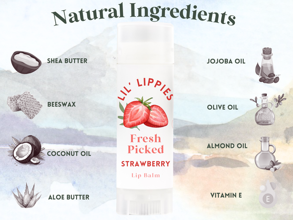 Lil Lippies Neapolitan Ice Cream - Set of 3 Lip Balms