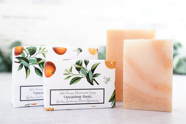 Tangerine Basil - Large Bar Soap 6oz