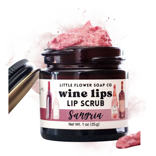 Vanilla Mint Lip Rescue Sugar Scrub - Exfoliating lip treatment