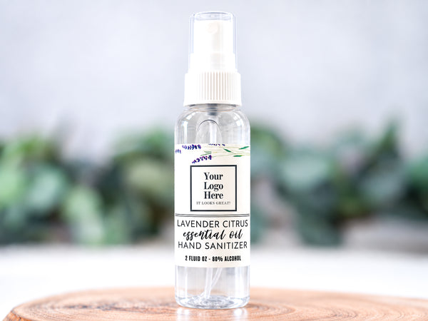 Your Logo Hand Sanitizer Spray - Case of 10
