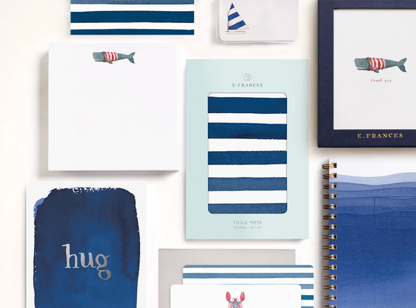 Knotty Little Notes - 85 Pack Nautical Coastal Notecards
