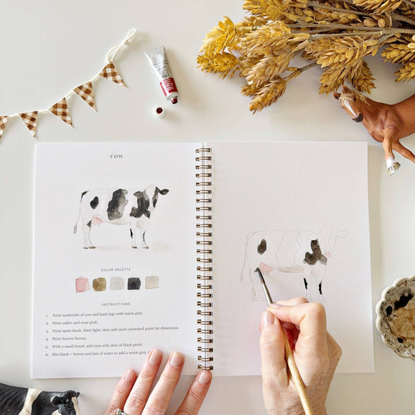 Farm Watercolor Workbook - Genuine