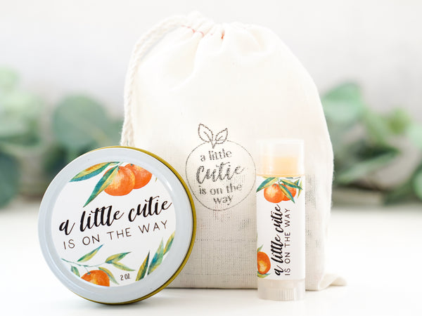 A Little Cutie Is on the way Baby Shower Favors