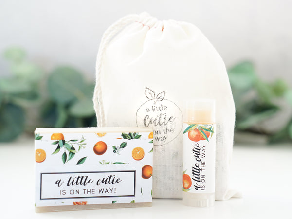 A Little Cutie Is on the way Baby Shower Favors