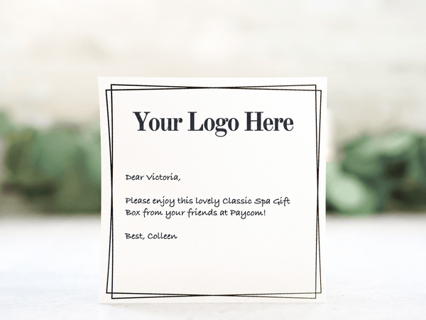 Add Your Logo Candle and Spa Gift Basket - Little Flower Soap CoCorporate GiftingCustom LabelCustom LogoSpa Gift Box