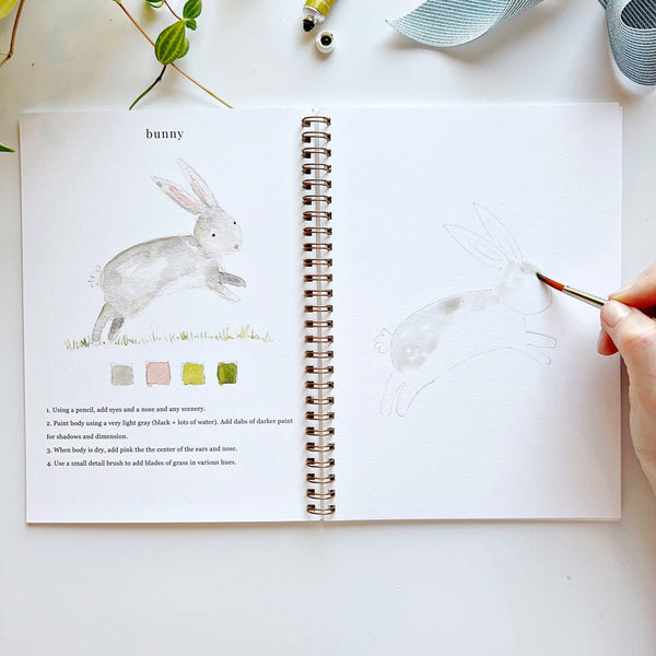 Animals Watercolor Workbook - Little Flower Soap Co