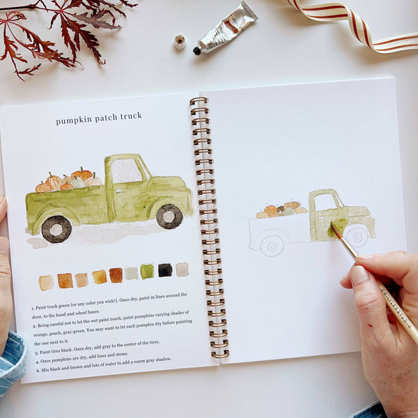 Autumn Watercolor Workbook - Little Flower Soap Co