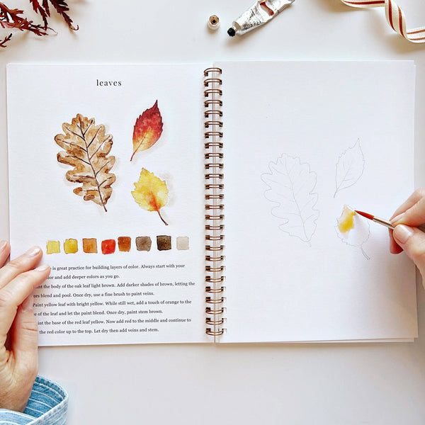 Autumn Watercolor Workbook - Little Flower Soap Co