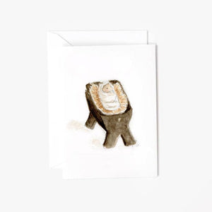 Baby Jesus Mini Notecard - Little Flower Soap Coblank cardcardemily lexGreeting Card
