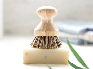 Bamboo Pot Scrubber - Eco Friendly - Little Flower Soap Co