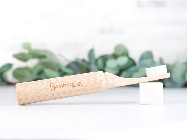 Compostable Bamboo Travel Toothbrush